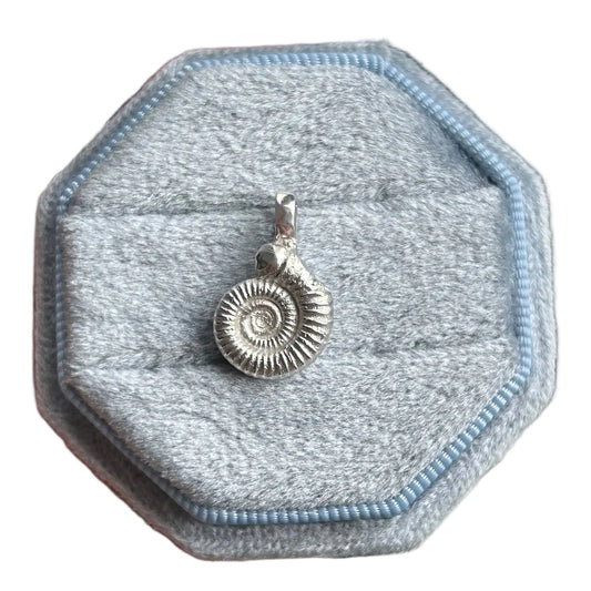 Ammonite Fossil Pendant Charm - Made to Order