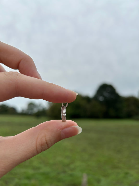 Ammonite Fossil Pendant Charm - Made to Order