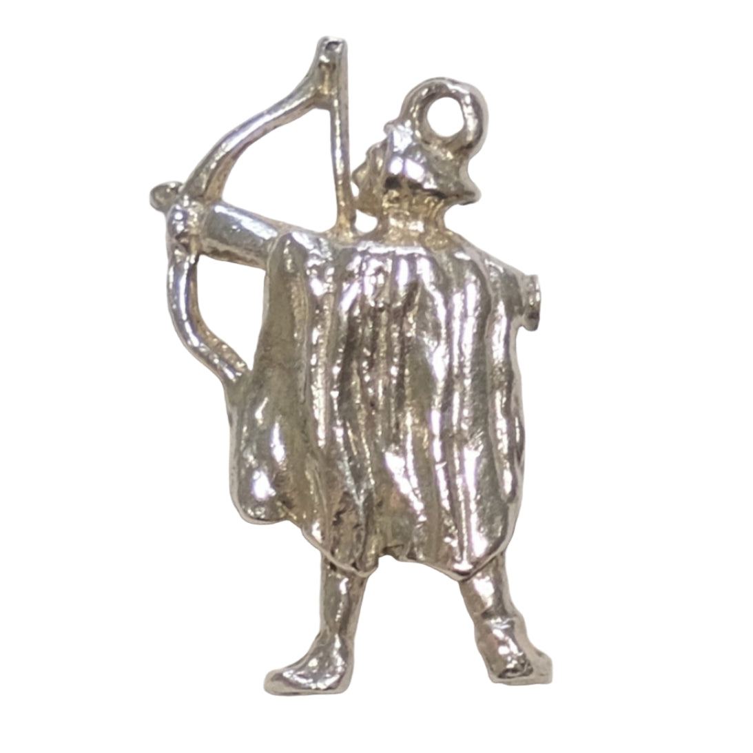 Vintage Silver Charm - Archer