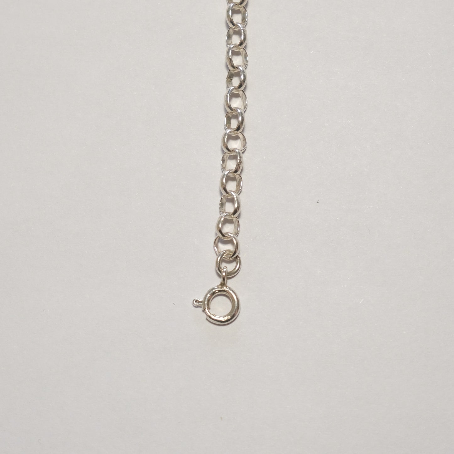 Vintage Silver Classic Charm Bracelet Chain