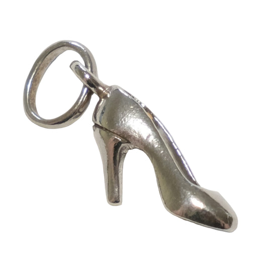 Vintage Silver Charm - High Heel