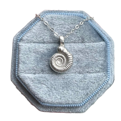 Ammonite Fossil Pendant Charm - Made to Order