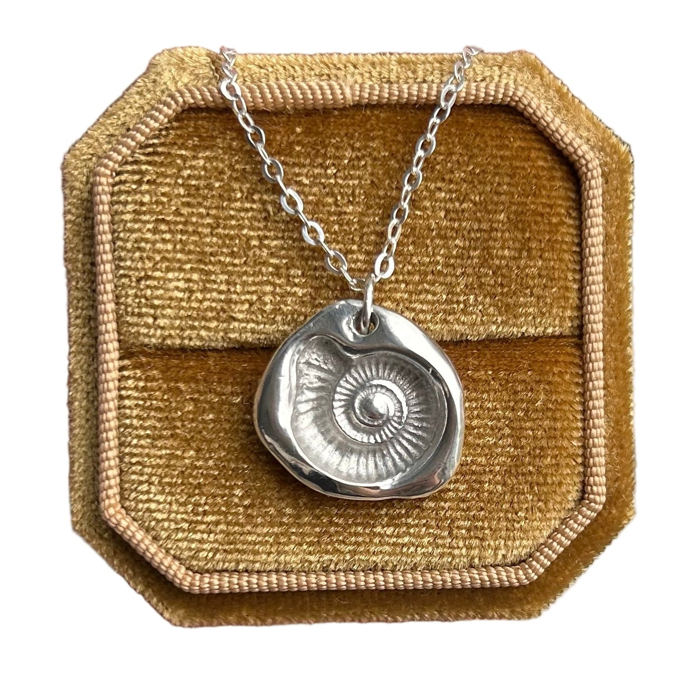 Ammonite Imprint Necklace - Made to Order