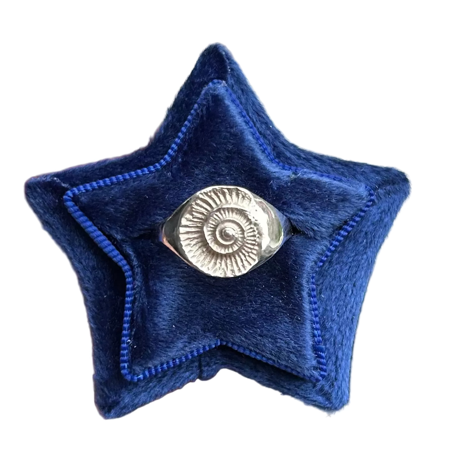 Ammonite Signet Ring - Made to Order
