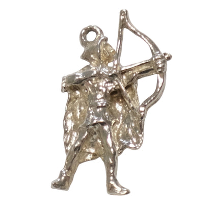 Vintage Silver Charm - Archer