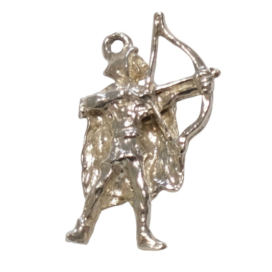Vintage Silver Charm - Archer