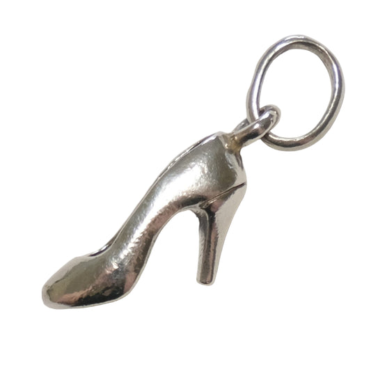 Vintage Silver Charm - High Heel