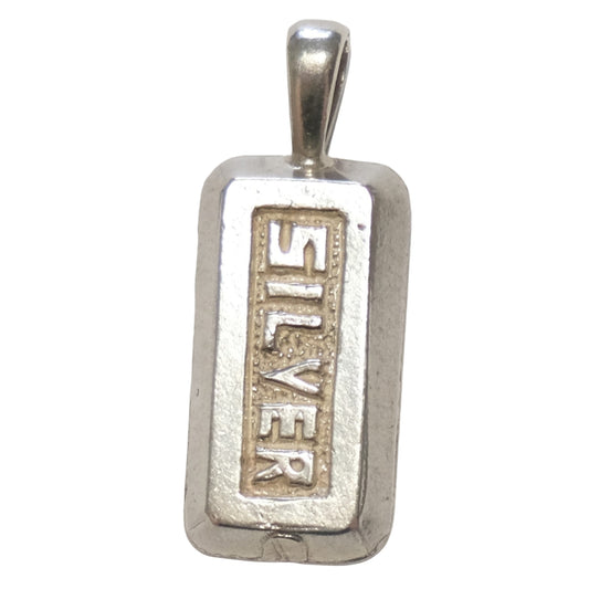 Vintage Silver Pendant - Silver